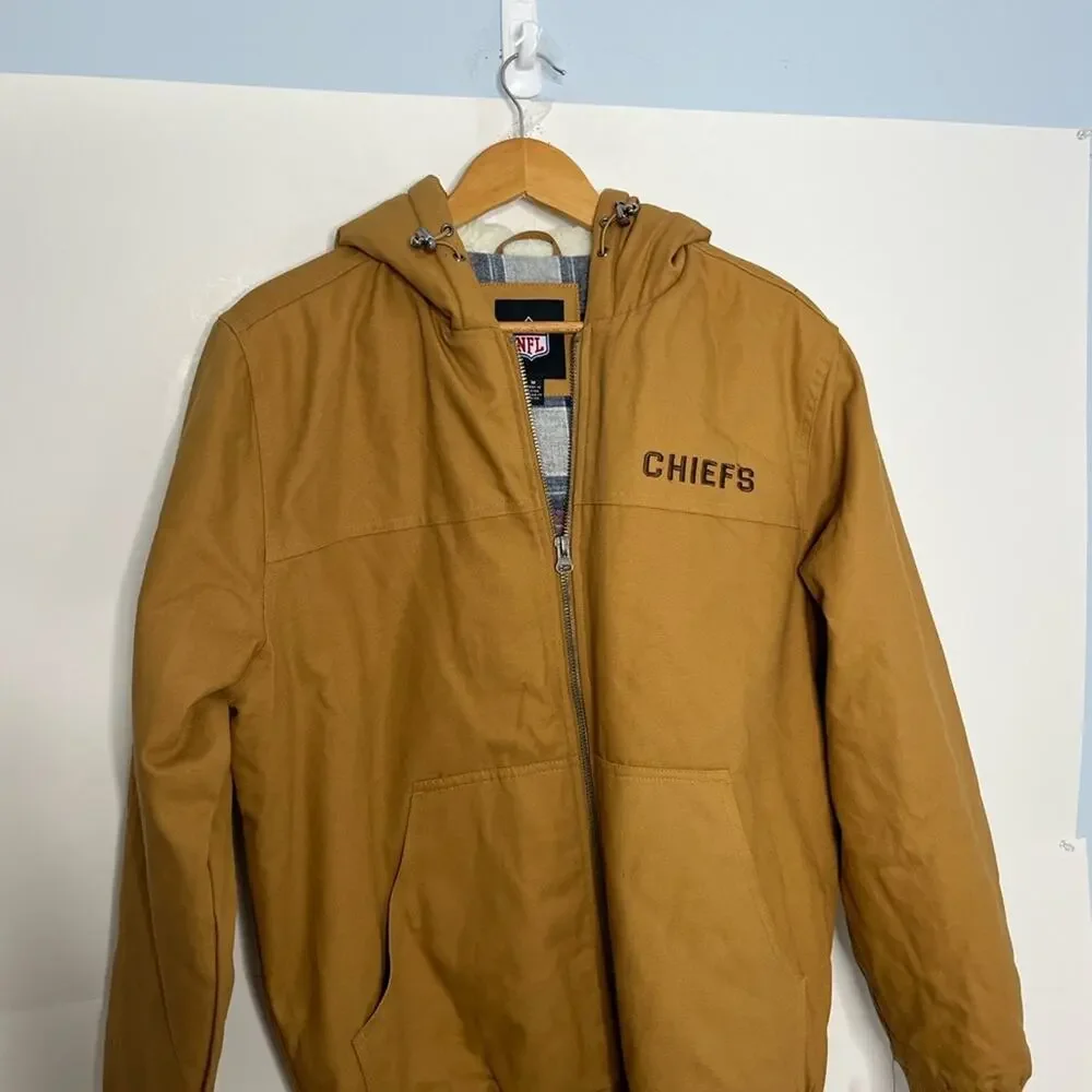 Mens NFL Apparel Kansas City Chiefs Jacket Size Medium
